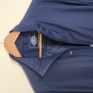 Charles River Apparel Navy Windbreaker Zipper Jacket, Size Extra Large (XL)